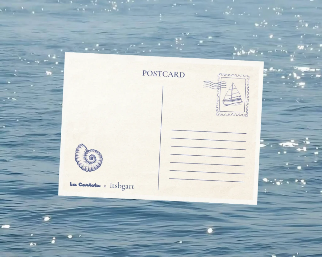 Reverso Postal La Cartota